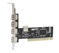 Hub USB2.0 a 4 porte, scheda di espansione PCI Prestazioni affidabili Accessori per computer universali Adattatore PCI per PC per Computer