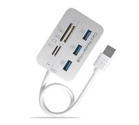 Hub USB3.0 Lettore di Schede Combo SDTF Lettore di Schede di Memoria Disco USB Adattatore PC Telefono Tablet Dock di Ricarica Hub USB