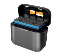 Hub veloce del caricatore della batteria per In-sta360 X3, stazione di ricarica portatile della batteria a 2 canali