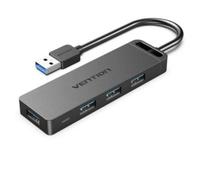 Hub Vention 4 porte USB 3.0 5 Gbps CHLBF MicroUSB PD 1m Supporto Ricarica
