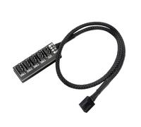 Hub ventola per PC - modulo splitter di raffreddamento a 4 pin, scheda controller ventola per case del computer, hub di distribuzione multi-porta, dispositivo di espansione di corrente stabile | Home