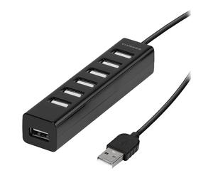 HUB VIVANCO VVITHUB20USB7IN1OUT