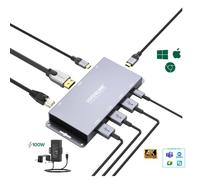 Hub Vivolink 8 porte 10 Gbps VLUSBCHUB2 HDMI 4K Ethernet Power Delivery