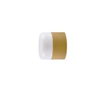 Hubble 12 Lampada da parete/soffitto IP44 Bianco/Ottone spazzolato