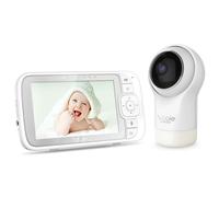 Hubble Connected Babyphone Videocamera HD 1080p 360° VOX Visione Notturna Bianco