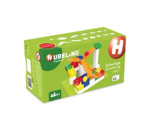Hubelino #420411 Espansione forcellone (46 pezzi) per pista a sfera, compatibile con grandi mattoncini di altri produttori, Made in Germany