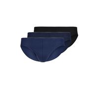 HUBER Brasil Slip confezione da 3 blu nero selection blu | XXXL