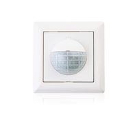 HUBER Motion 15R PIR Rilevatore di movimento 190° per interni, sensore di movimento da incasso, sensore di movimento con interruttore, anche per serie di interruttori [55 x 55 mm], uscita relè a 3