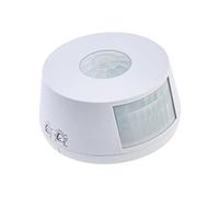 HUBER Motion 35 Rilevatore di presenza a 360° per interni, sensore di movimento, montaggio a soffitto con 3 sensori per corridoio e corridoio I 230 V, adatto a LED, 3 fili