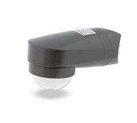 HUBER MOTION 4, rilevatore di movimento a 360 °, antracite, altamente sensibile grazie a 3 sensori e lenti a matrice, limitazione dell'area, montaggio a parete e ad angolo, classe di protezione IP54