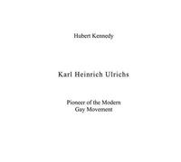 Hubert Kennedy Karl Heinrich Ulrichs (Tascabile)