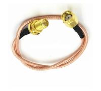 HUBOPRYS 50 Pezzi RP-SMA Femmina a Maschio connettore Cavo coassiale RG316 20/30/50 cm 1 m(1m)