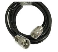 HUBOPRYS Cavo Adattatore coassiale UHF PL259 Maschio da saldare a connettore 5D-FB 50-5 50 Ohm 2 m 5 10 15 20(15m)