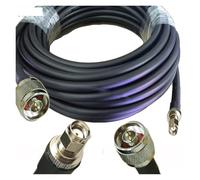 HUBOPRYS Cavo coassiale con connettore Maschio N-RP-SMA LMR400 2m 5m 10m 15M 20M(15m)