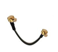 HUBOPRYS Cavo coassiale di Estensione MCX Maschio ad Angolo retto a RA RG174 da 10 Pezzi, 30/50 cm, 1/2/2,9 m(1m)