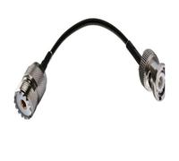 HUBOPRYS Cavo coassiale di prolunga Dritto BNC Maschio a UHF SO239 Femmina RG174 30/50 cm 1/2/2,9 m, 10 Pezzi(2m)