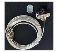 HUBOPRYS Connettore UHF SO239 Femmina a BNC Maschio ad Angolo retto 50 Ohm RG316 for Cavo coassiale Mobile for autoveicoli 2/5/10/20 m(5m)