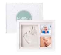 HuBorns - Kit Impronte Neonato con Argilla e Cornice | Calco Mani e Piedi, Idea