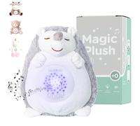 HuBorns - Peluche Musicale con Rumori Bianchi per Neonato | Carillon con Musica per Dormire, Proiettore di Stelle, Generatore di Rumore Bianco, Regalo Neonata Femmina e Maschio