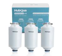 HubQua FilterCoreS1- PACK RISPARMIO 3 Cartucce Certificate SGS per Filtro Doccia Anticalcare WaterTrack - 98% di Rimozione del Cloro - Elimina Calcare, Metalli Pesanti e Impurità