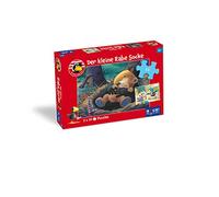 HUCH! Il Piccolo Rabe Socke, Puzzle per Bambini, 2 Puzzle da 24 Pezzi