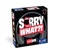 HUCH!, Sorry What?! Gioco Tedesco per Feste a Partire dal 18, Pazza Lettura delle Labbra con Cuffie e Frasi Divertenti, dai 2 Giocatori dai 18 Anni in su