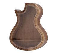 Hucha en forma de guitarra, tarro transparente de madera para ahorrar dinero con gran capacidad, hucha decorativa para la mesa del dormitorio, la sala de estar y como regalo para