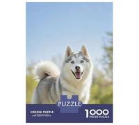 HuCielo Puzzle Cane 1000 Pezzi Cartone Riciclato Per Amanti Puzzle, Difficile Ma Soddisfacente, Regalo Natale Decorazione Murale Immagini Vibranti 52x38cm/1000pcs