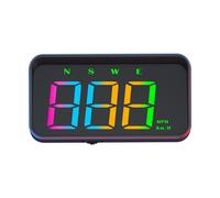 HUD Beidou Dual Data Car Head- Display Misuratore Velocità MPH KM/H 5V USB8933