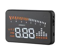 Hud Head Up Display For Auto Di Allarme For Eccesso Di Velocità Tachimetro Digitale For Auto X5 Tachimetro GPS Da 3 Pollici Interfaccia OBD2 II Automobile Strumento Multifunzione