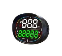 HUD Head Up Display GPS for auto Tachimetro digitale Contachilometri Tempo Velocità Allarme Bussola Misuratore automatico for tutte le Elettronico(KMH)