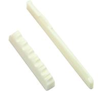 HuddleGlow 1Set Sedia Nasale D'Avorio e Dado per Chitarra Acustica a 6 Corde