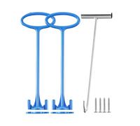 HuddleGlow 2 Pezzi Maniglia per Skimmer per Piscina Gancio per Cestello per Skimmer per Piscina, per Tutti I Cestelli per Skimmer per la Rimozione dei Detriti