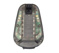 HuddleGlow Casco di Sopravvivenza Luce Lampeggiante Casco Luce Stroboscopica Sicurezza di Sopravvivenza Torcia IR Luce di Segnalazione Impermeabile con Nastro D Magic