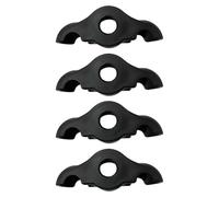 HuddleGlow Cuscinetti per L'Allenamento in Bicicletta, Ammortizzatori per Ciclismo Indoor, Adattatori per Piedini A Bilanciere A Scatto, Piedini A Bilanciere per Smart Bike Trainer, B