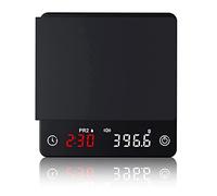HuddleGlow Mini Bilancia da Cucina Intelligente Bilancia da caffè Digitale Espresso con Timer (1 Pz, Nero)