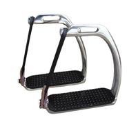 HuddleGlow Staffe Ad Alta Staffe di Sicurezza per La Guida Staffe in Acciaio Inossidabile Lucidato Attrezzatura per Bambini da All'Aperto