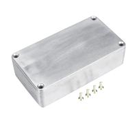 HuddleGlow Stomp Box In Alluminio per Pedale Effetti Stile 1590B per Chitarra. Vendita Facile da Installare, Facile da Usare.