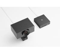 Huddly Videocamera per videoconferenza L1 con adattatore USB, sensore 6K (20,3 MP), zoom 5x, PoE, PTZ digitale, miglioramenti AI, deewarping, regista, USB Plug & Play, Windows/MacOS/ChromeOS