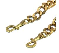 HUDFVIOI Catena per Borsa Borsa a Tracolla con Catena in Metallo e Alluminio, for Sostituzione della, Spessa Imbracatura Decorativa per Borse a Tracolla(Old Golden,15cm)