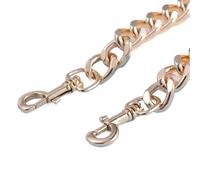 HUDFVIOI Catena per Borsa Borsa a Tracolla con Catena in Metallo e Alluminio, for Sostituzione della, Spessa Imbracatura Decorativa per Borse a Tracolla(Golden,60cm)