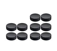 HUDFVIOI Dischi Hockey 5/10pcs Hockey Puck Ice Pucks Solid Ball for Practicing Classic Training Accessories per Esercizi di Hockey su Pista(10pcs)