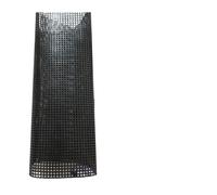 HUDFVIOI Fogli di Rete di Plastica Accessori in Rete di plastica Fatti a Mano, Tessuto a for Borse, tappeti, Ganci a Gancio, a a, a griglia in, Accessori Artigianali(Black-Large Grid)