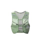 HUDFVIOI Gilet di Idratazione da Corsa Zaino con Gilet idrico da Corsa con Custodia for Bastoncini, Zaino idrico Leggero per l'idratazione Durante l'esercizio Fisico(Green 2pcs Bottles,L)