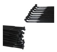 HUDFVIOI Raggi di Bicicletta 12 Pezzi 1432 Raggi in Acciaio Inossidabile J-Hook Raggi for Bici J Bend for Bici da Strada e Mountain Bike per la Sostituzione di Parti di Biciclette(238mm J Bend)