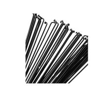 HUDFVIOI Raggi di Bicicletta 18 Pezzi in Acciaio Inox Mountain/Road Bike 14G Raggi Colore Nero Raggi in Acciaio for Bicicletta per la Sostituzione di Parti di Biciclette(18pcs 257MM)