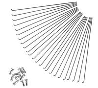 HUDFVIOI Raggi di Bicicletta 24 Pezzi Raggi for Bicicletta 255 mm 275 mm 289 mm Raggi e nippli in Acciaio for Cerchioni da 27,5/26/29 Pollici per la Sostituzione di Parti di Biciclette(275MM)