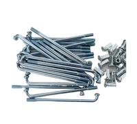 HUDFVIOI Raggi di Bicicletta 36 pz/Lotto Raggi for Bicicletta elettrica 8G/9G Diametro 3,5mm/4,0mm Lunghezza 80-120mm Raggi for Moto + nippli per la Sostituzione di Parti di Biciclette(4.0X160mm)