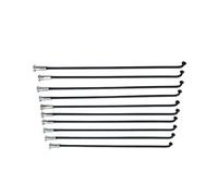 HUDFVIOI Raggi di Bicicletta Raggi for Bicicletta 13G Diametro 2,3 mm Lunghezza 102-256 mm #45 Acciaio + nippli 10 Pezzi/Lotto per la Sostituzione di Parti di Biciclette(152mm 10PCS)