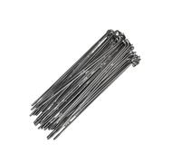 HUDFVIOI Raggi di Bicicletta Raggi for Bicicletta con nippli 71-130MM 40 PZ 14G Argentati Bici Pieghevole Acciaio Inossidabile Diametro 2,0 mm per la Sostituzione di Parti di Biciclette(97mm)